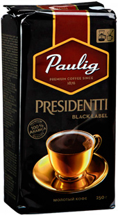 Кофе Paulig Presidentti Black Label