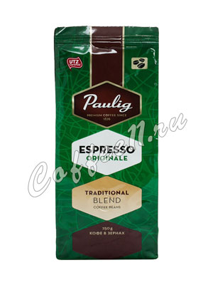 Кофе Paulig (Паулиг) Espresso Originale в зёрнах 250 гр